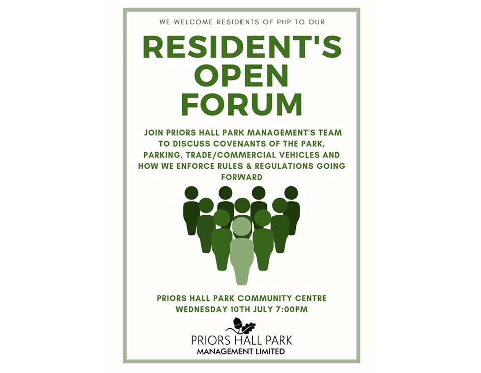 Residents Open Forum - Covenants and More! 10th July @ PHP Community Centre