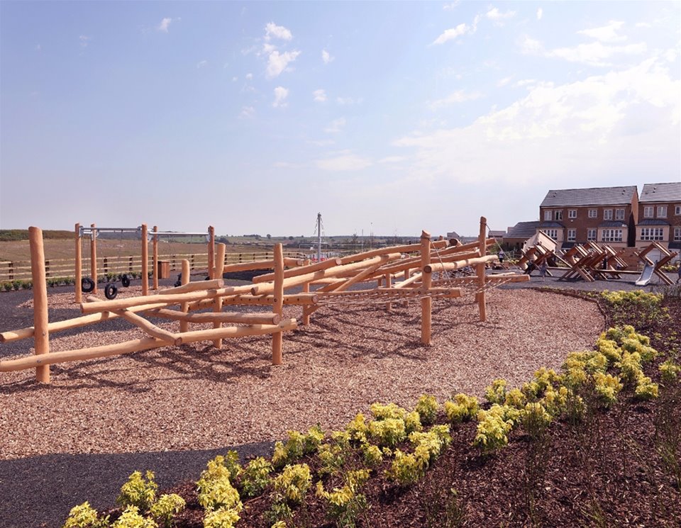 Town Gardens play area works