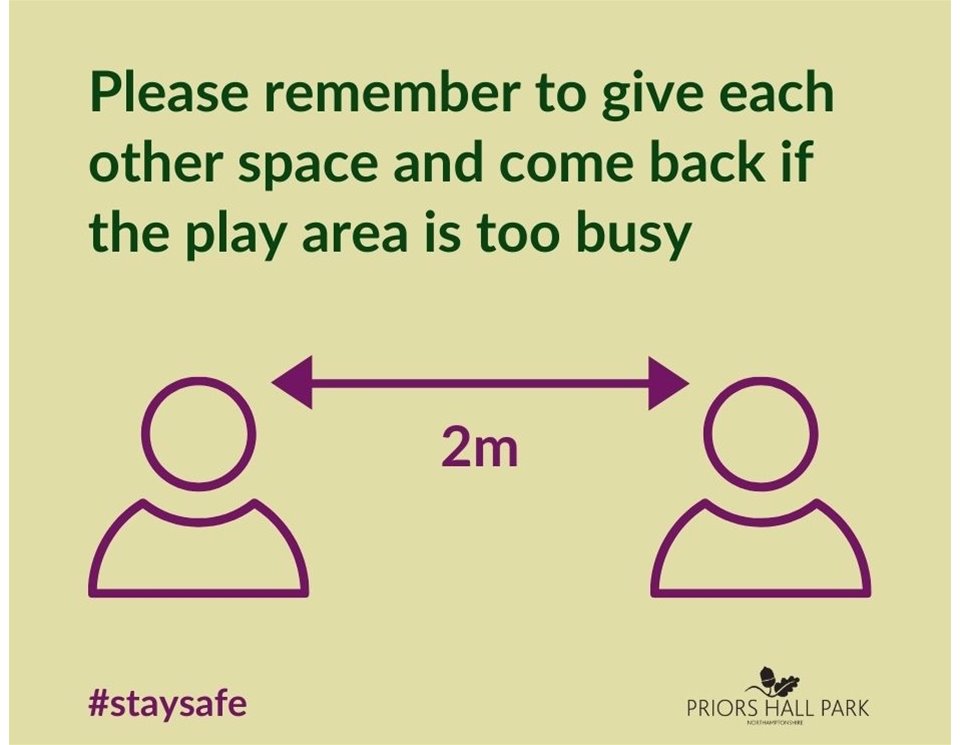 Social distancing in play areas